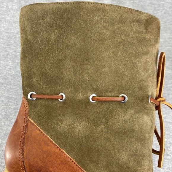 Rockport Booties Womens 8.5 Courtlyn Duck Upper Leather Adiprene Lined Roll Down - Picture 9 of 16